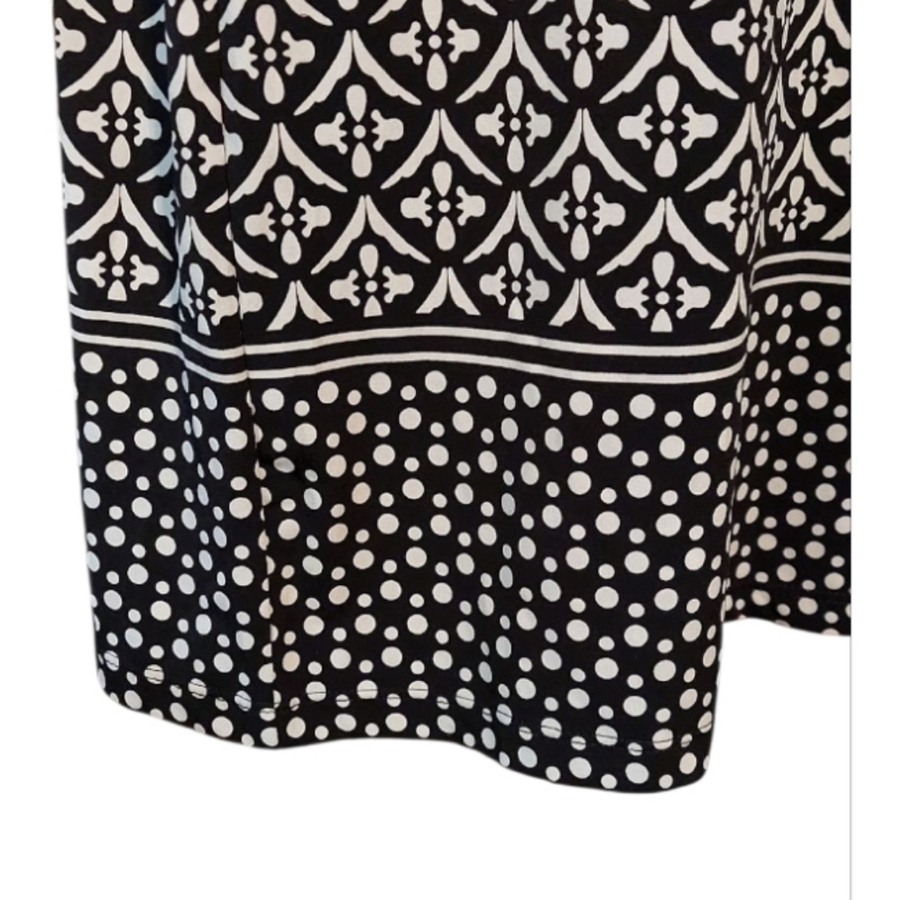 NWT Max Studio Black and White Print Dress ~sz S - Picture 3 of 5